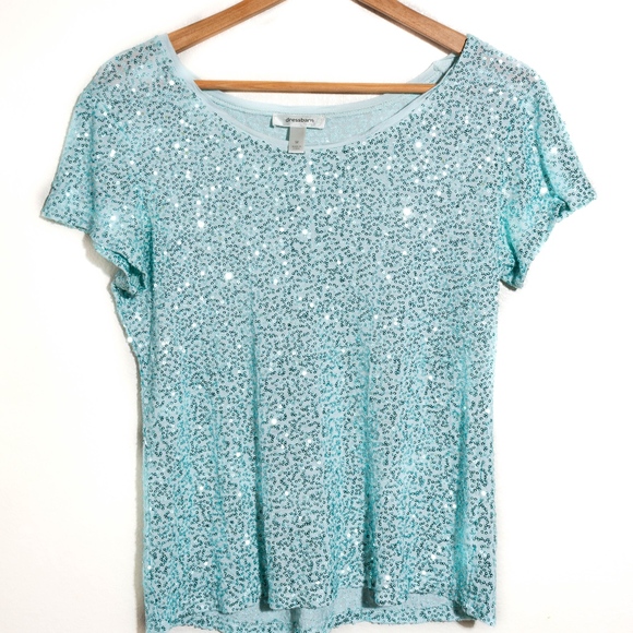 dressbarn Tops - dressbarn sequin top